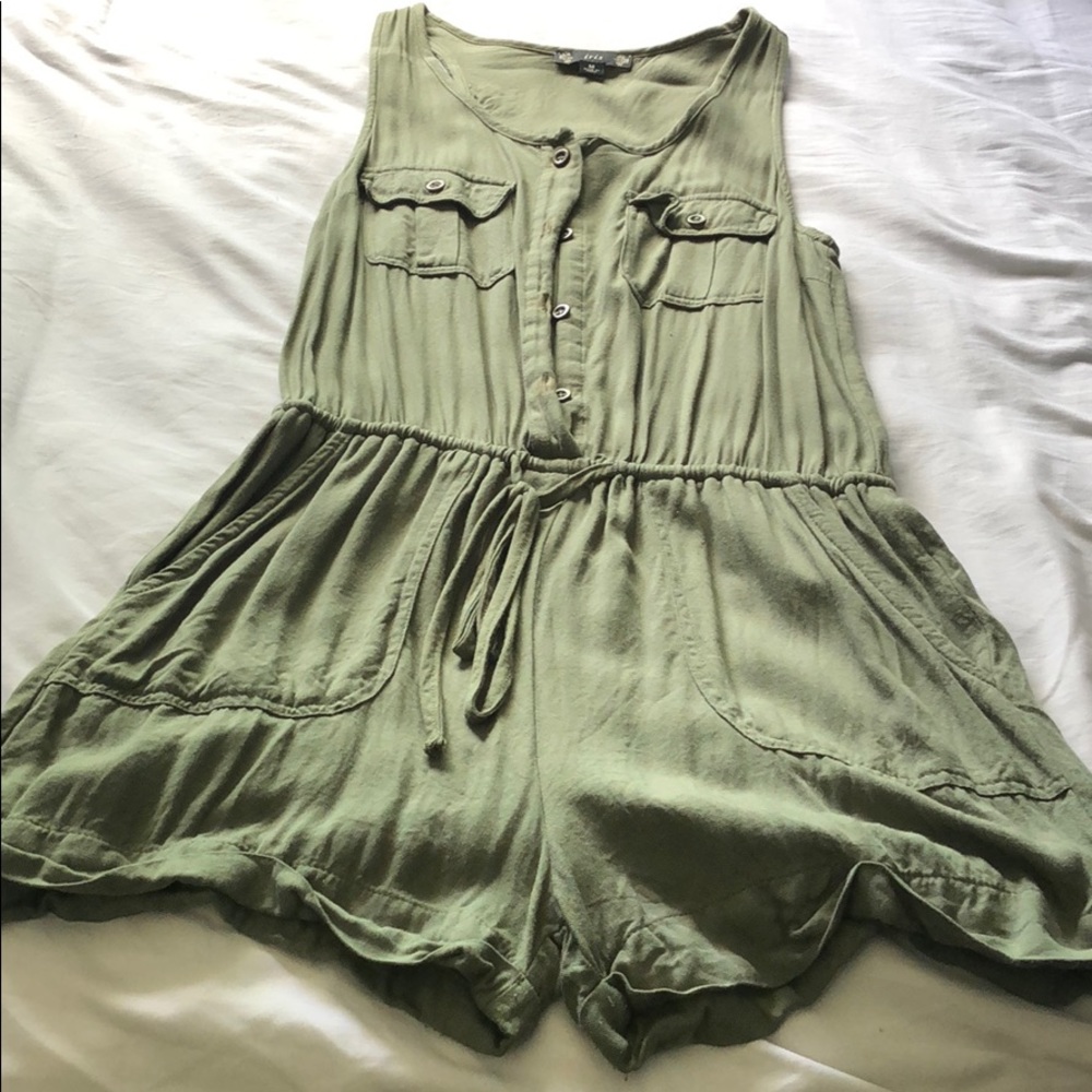 Olive green Medium romper